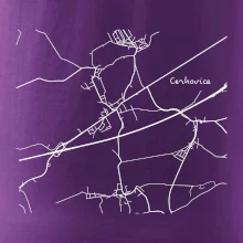 Černobílá mapa Cerhovice 267 61