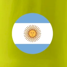 Argentina vlajka kulatá
