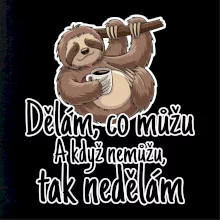 Dělám, co můžu. A když nemůžu, tak nedělám.