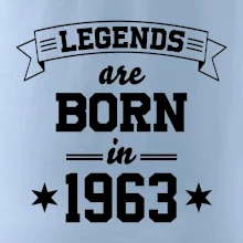 Legends are born in 1963