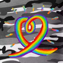 Srdce pride duha kreslená