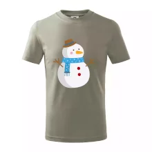 Sněhulák se šálou