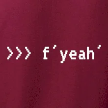 Python  f yeah