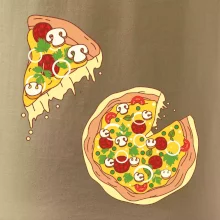 Pizza + Pizza kousek