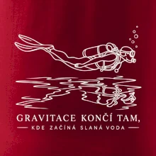 Gravitace končí ve slané vodě