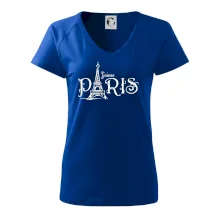Paris nápis Eiffelovka rovný Paris nápis Eiffelovka rovný