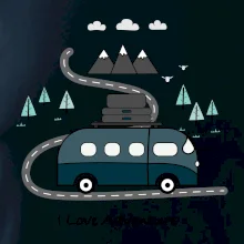 Cesta přírodou I love Adventure