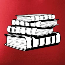 Knihy černobílé na sobě