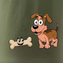 Parové triko - Pes a kost