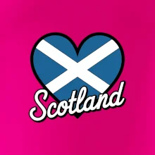 Scotland Srdce s vlajkou