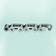 Cyklistický řetěz nákres