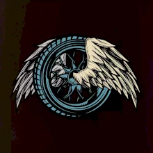 Moto kolo s křídly