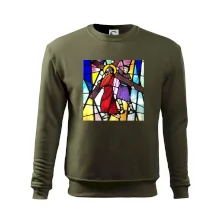 Vitráž - Ježíš a kříž