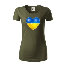 Ukrajina srdce vlajka