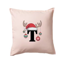 Vanoční rodinná trička - písmeno a čepice