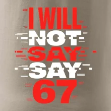 Červený - I Will Not Say SAY 67