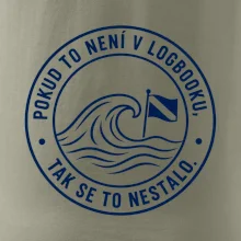 Pokud to není v logbooku kruhové razítko s vlnou a vlajkou