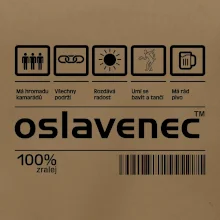 Čárový kód - Oslavenec