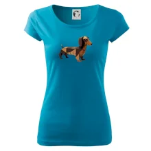 Jezevčík - slepený z papíru