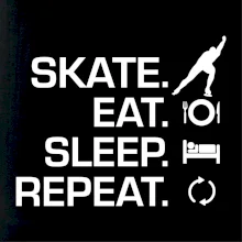Eat sleep skate - lední bruslení