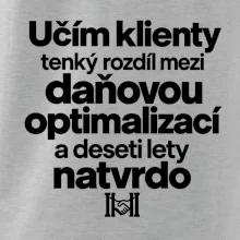 Daňová optimalizace versus deset let natvrdo