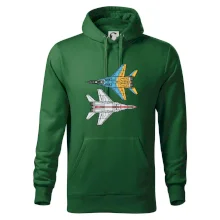 Mig 29 Fulcrum ze spoda a ze zhora