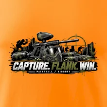 Taktika capture flank win paintball