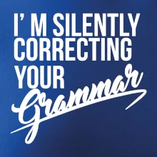 Correcting grammar