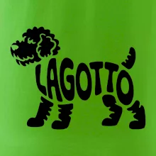 Lagotto nápis v těle