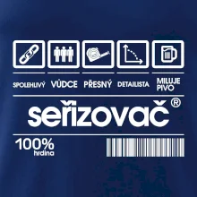 Čárový kód - seřizovač