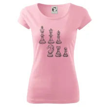 Šachové figurky kreslené