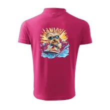 Yorkšírský teriér na vodním skútru