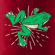 Žába zelená kreslená