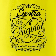 Vintage nejlepší sestra 100% kvalita