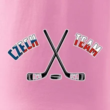 Czech team - hokejky a puk