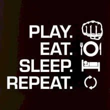 MMA eat sleep repeat