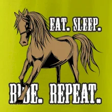 Eat Sleep Ride Repeat Western