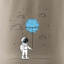 Astronaut s balónkem Astronaut s balónkem