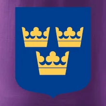 Švédský znak tři korunky na prso