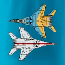 Mig 29 Fulcrum ze spoda a ze zhora