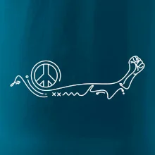 Pěst a symbol míru