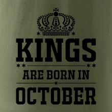 Kings are born in October