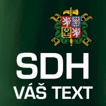 Sbor dobrovolných hasičů - znak bez nápisu + Nápis na zádech
