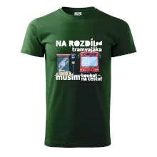 Na rozdíl od tramvajáka musím koukat na cestu