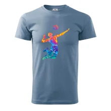 Volejbalista splash s míčem Volejbalista splash s míčem