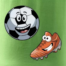 Parové triko - Kopačka a míč