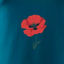 Vlčí mák kreslený velký