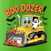 Halloweenský boo dozer