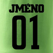 Florbalový  dres - vlastní jméno a číslo