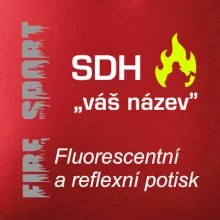 SDH Váš název - FLUO + Reflexní potisk